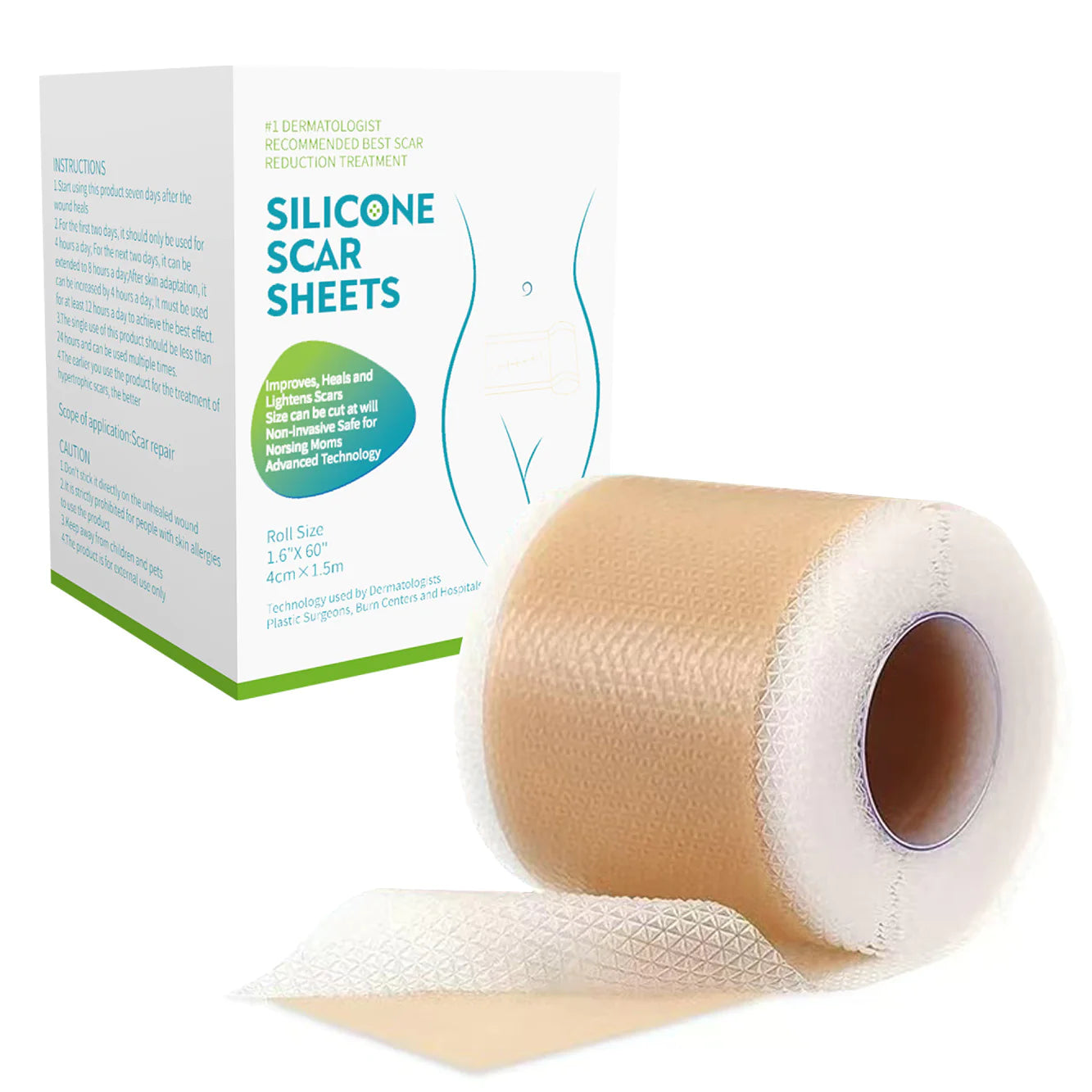 Neutral Silicone Scar Gel Sheets
